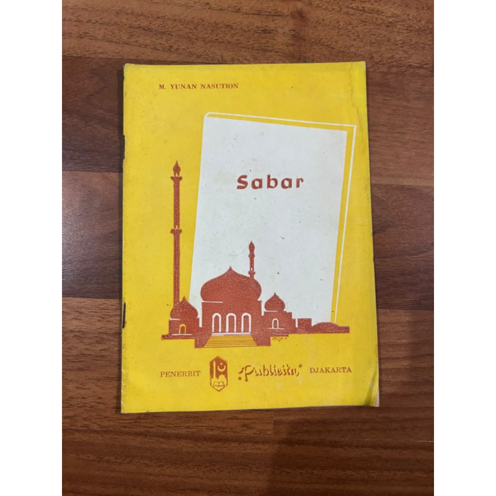 buku - SABAR oleh M YUNAN NASUTION