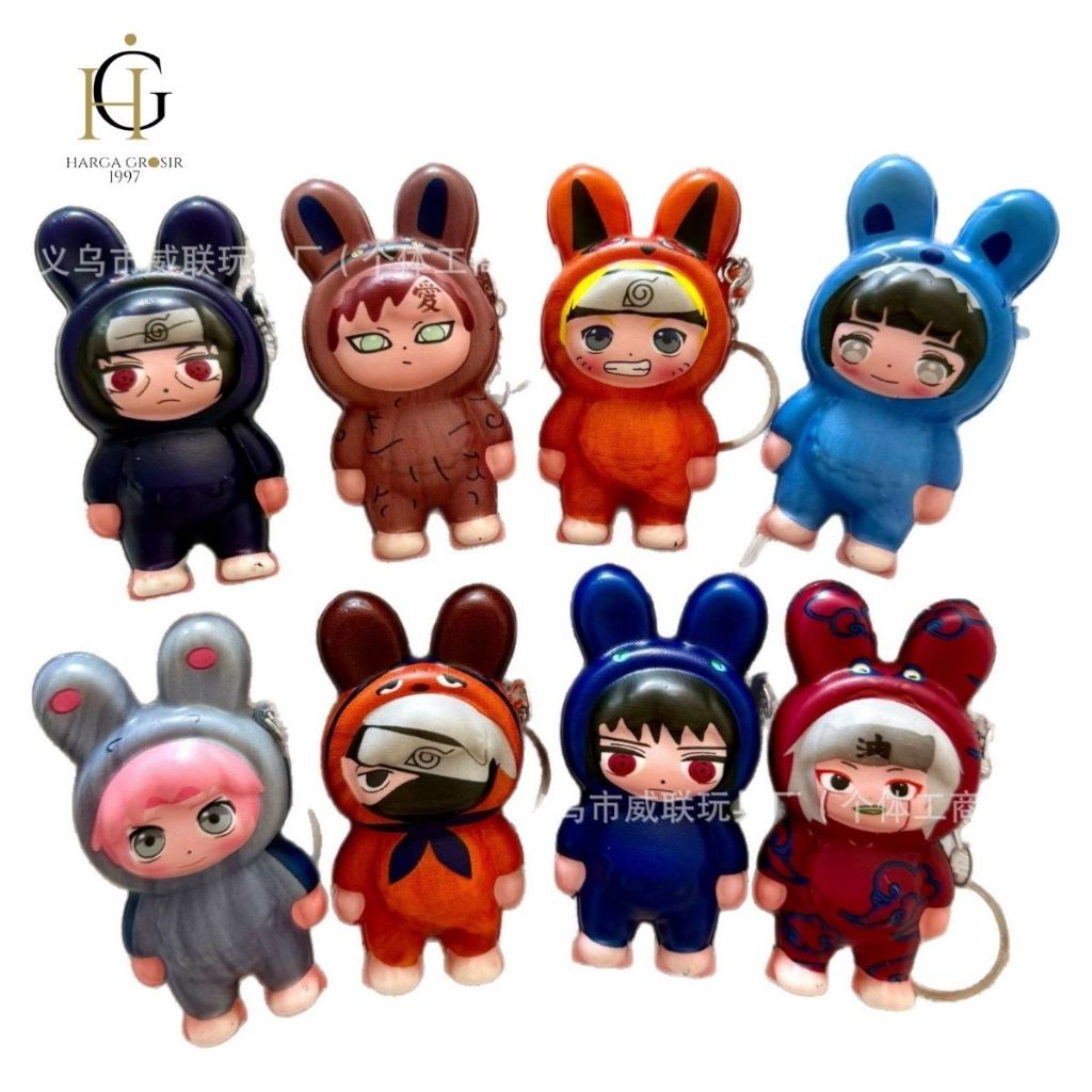 Gantungan Kunci Karet Karakter Naruto GANTUNGAN KUNCI SQUISHY NARUTO GK-2303
