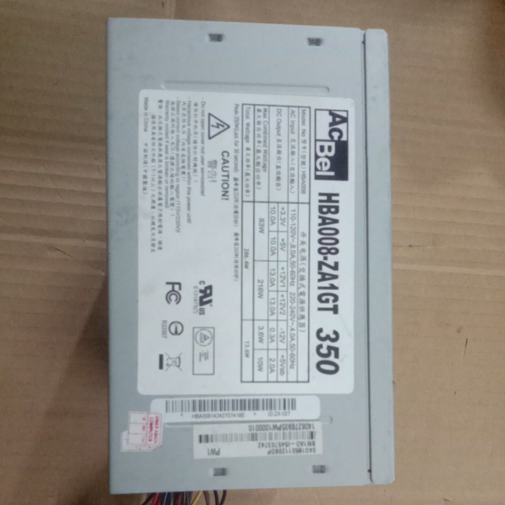 power supply AcBel 350 Watt