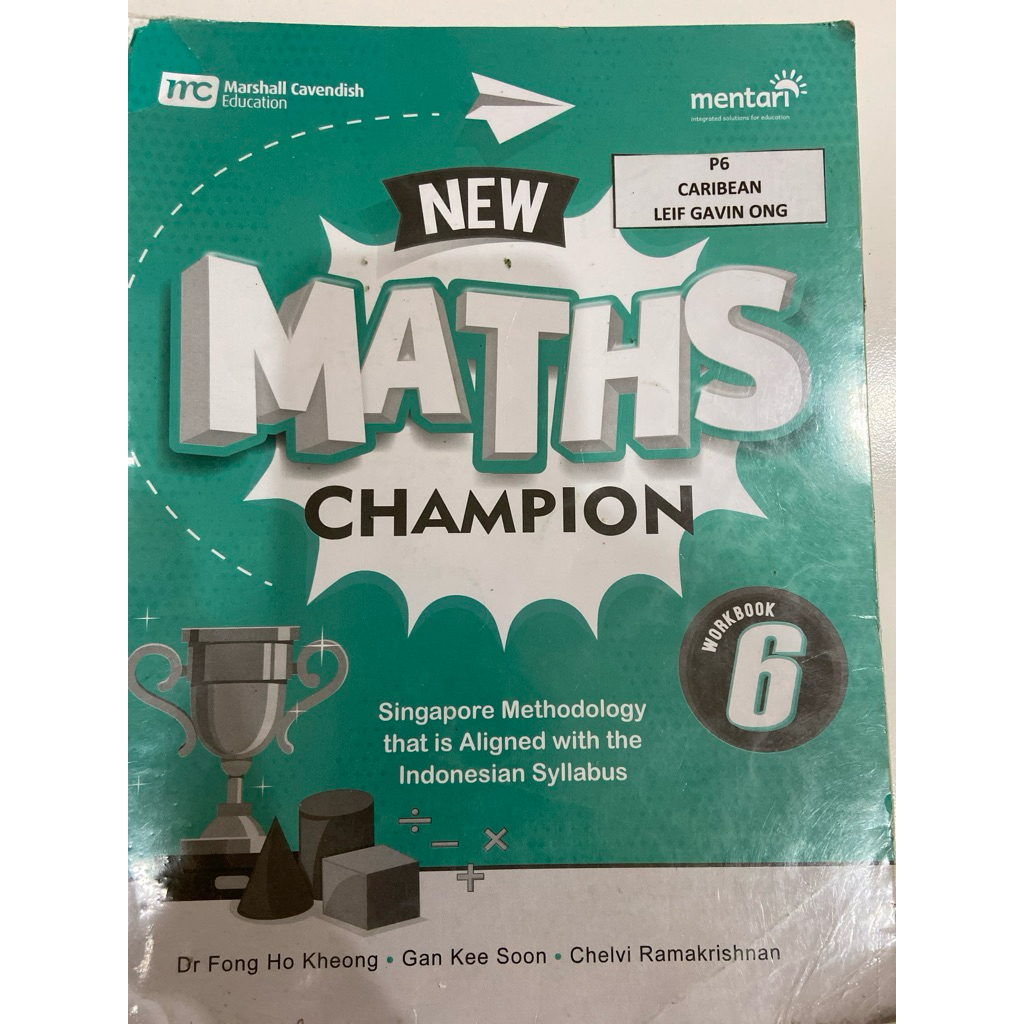 MATHS CHAMPION 6 Workbook