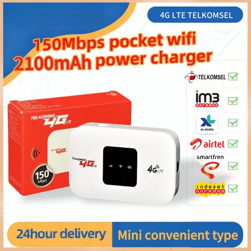 Modem wifi Telkomsel K300 MiFi 4G LTE 150Mbps unlock all operator/ modem wifi 4G LTE 150Mbps unlock 