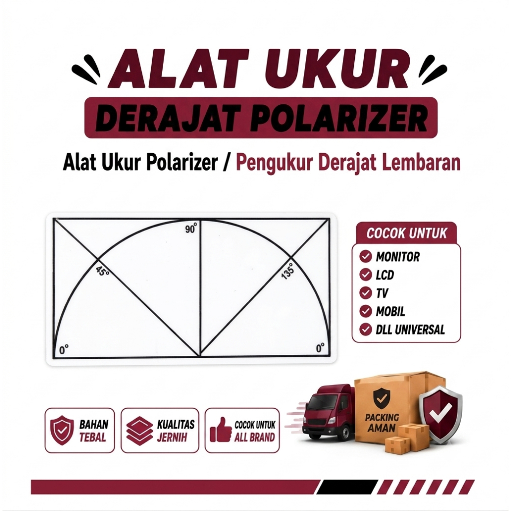 Alat Ukur Derajat Polarizer,Film Angle Testing Original