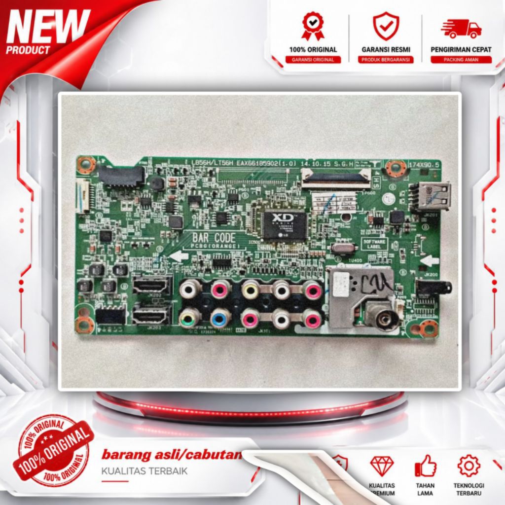 Mainboard TV LG 42LF550 Original Copotan Normal | Board LG LED 42 Inch | Siap Pasang & Bergaransi NO