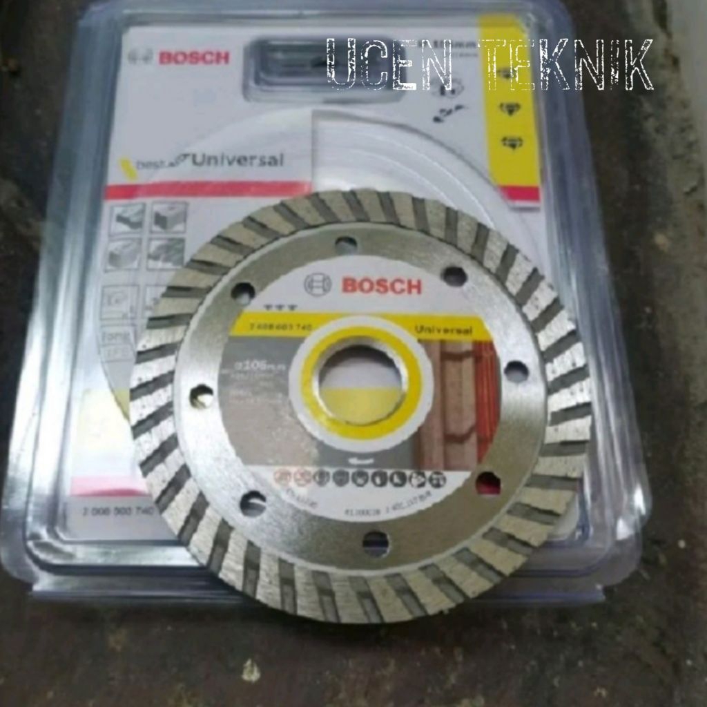 mata pisau potong kramik BOSCH 5" original pisau Grinda pemotongan Granit marmer