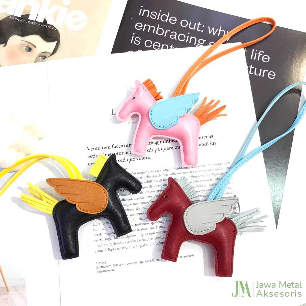 Gantungan Kuda Poni / Bag Charm Horse / Aksesoris Tas Kuda Poni