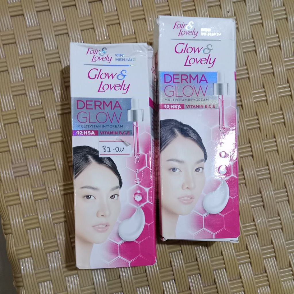 Fair and Lovely Glow and Lovely Derma Glow