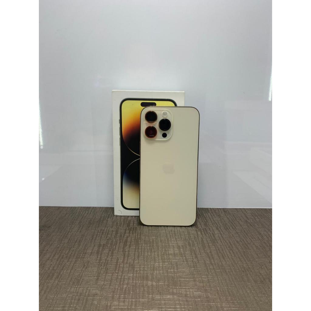 SECOND IPHONE 14 PRO MAX 1TB GOLD EX GARANSI RESMI INDONESIA
