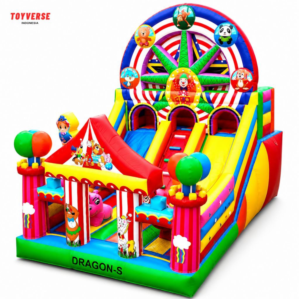 Istana Balon 4x6 Karakter Carnival | Wahana Bermain Anak