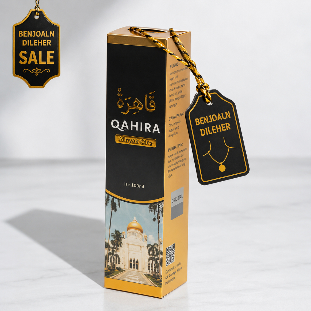 Minyak Qahira Untuk Menghilangkan Benjolan | BPOM | COD