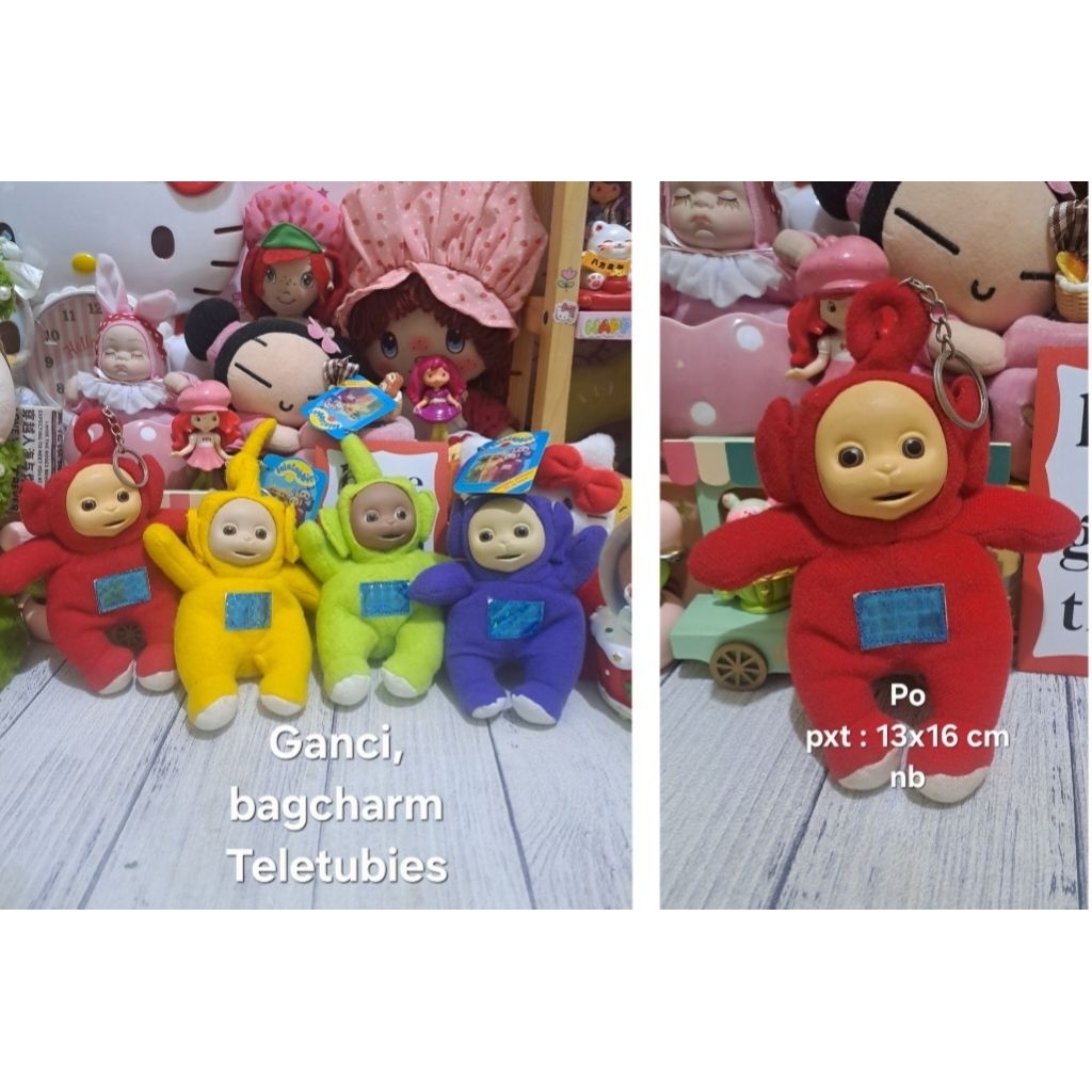 GANTUNGAN KUNCI GANCI BAGCHARM GANTUNGAN TAS BONEKA TELETUBBIES