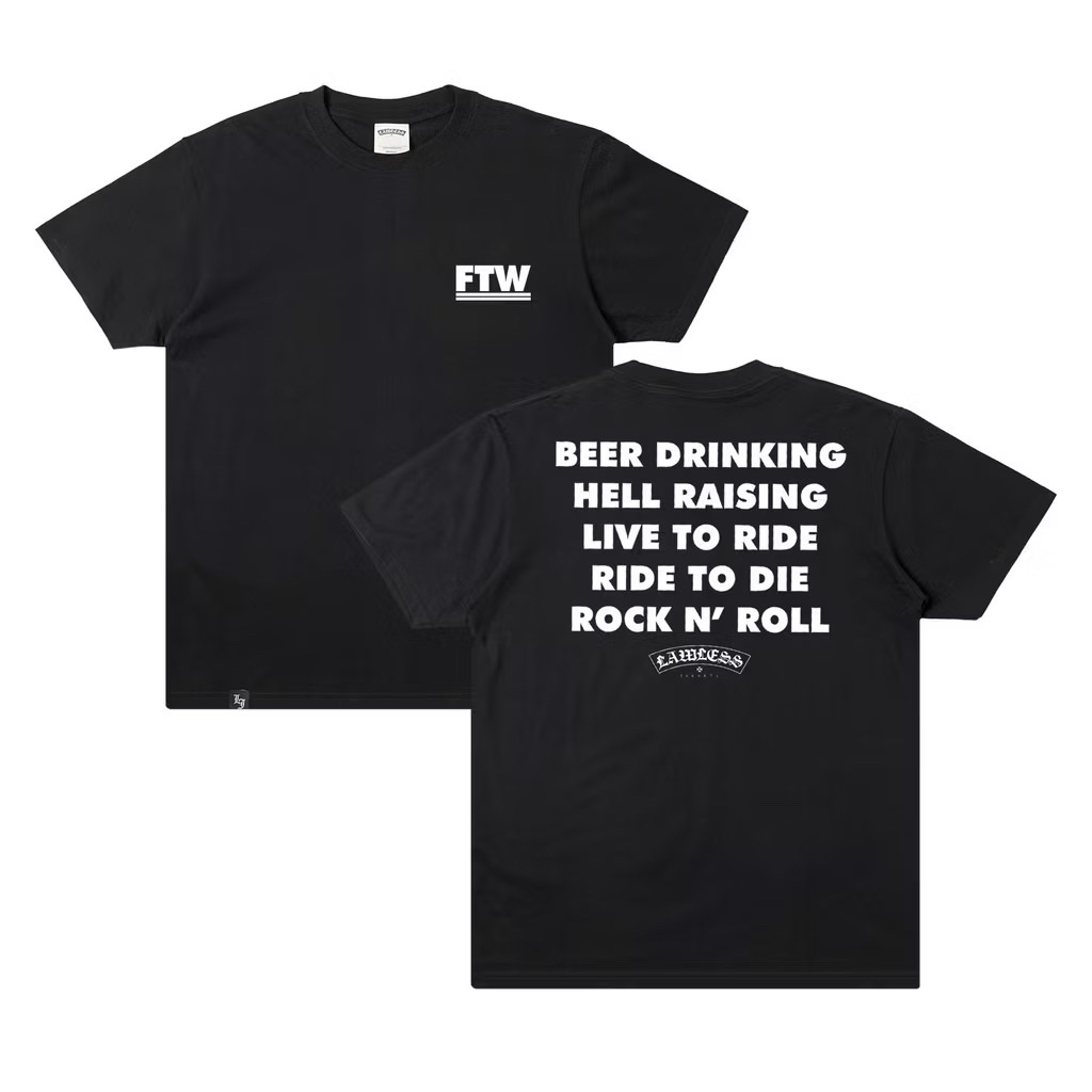 TSHIRT LAWLESS JAKARTA FTW BLACK