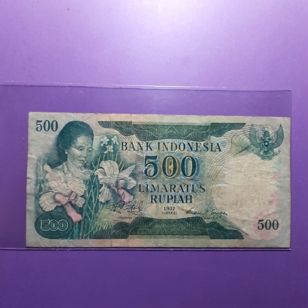 uang 500 rupiah ibu konde 1977