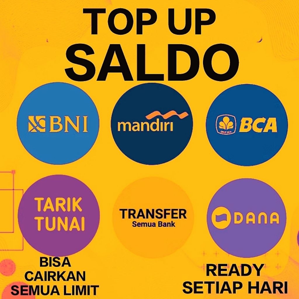 TERPERCAYA TOP SALDO UP KREDIVO SALDO/PULSA ALL OPERATOR 500K-30JT TERMURAH Pulsa xl indosat A1