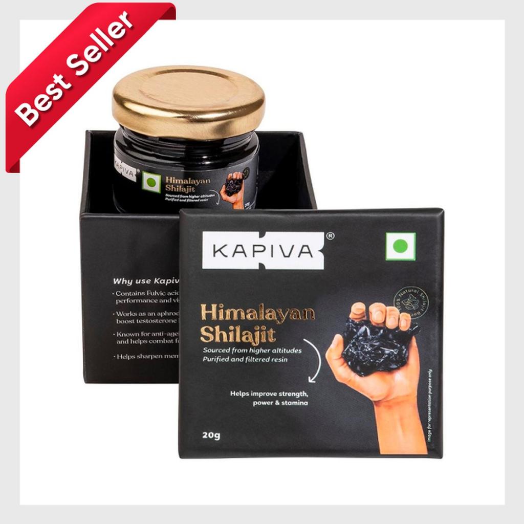 Kapiva Himalayan Shilajit | Shilajeet Resin 20g