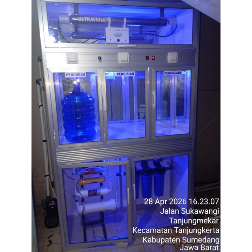 Depot air minum isi ulang RO 500 gpd