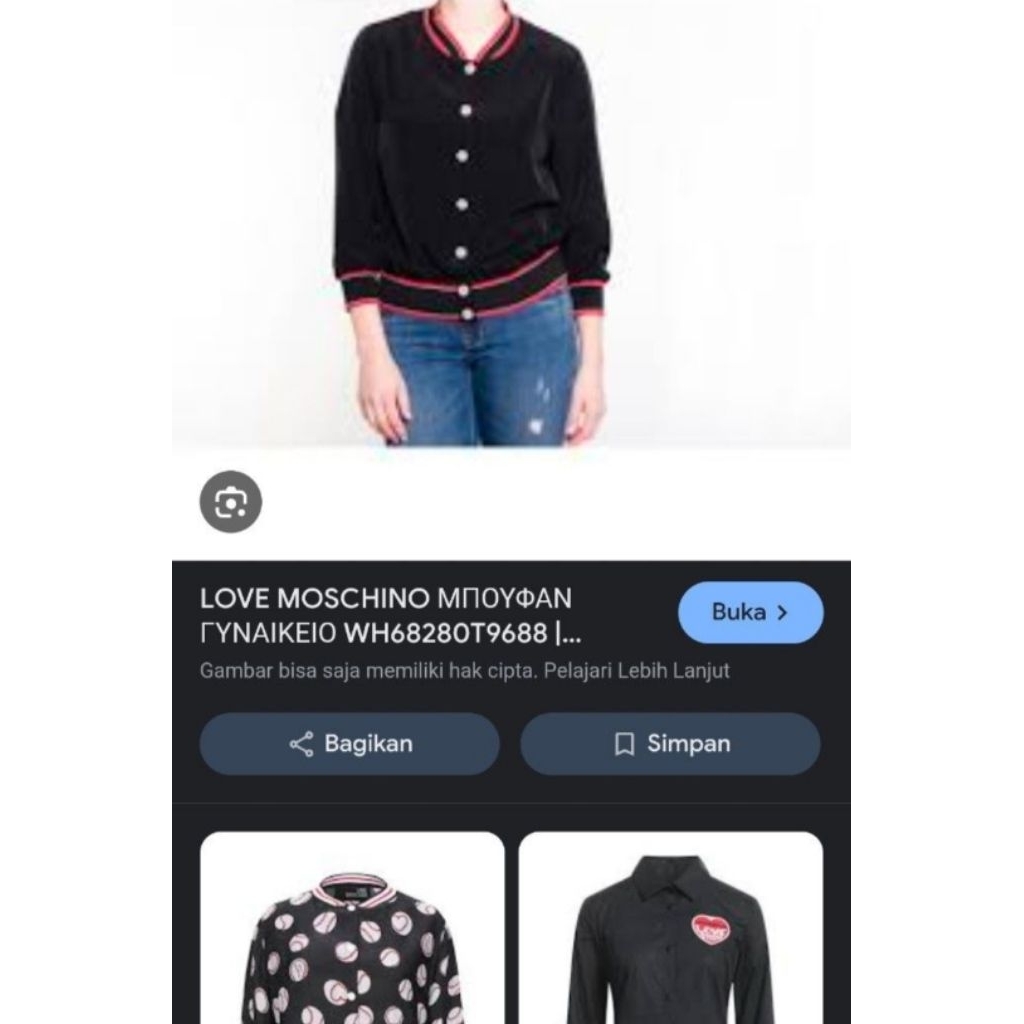 Love Moschino bomber jacket second branded