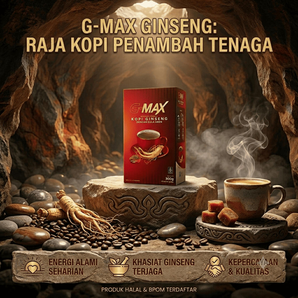 G-MAX Minuman Kopi Serbuk – Aroma Kopi Khas & Mudah Dinikmati