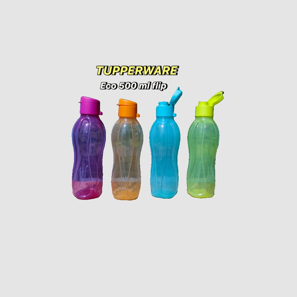 eco bottle flip 500 ml Tupperware botol flip 500ml