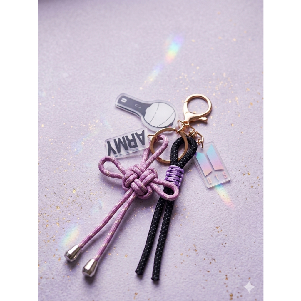 KEYCHAIN BTS ARMY | BTS | ARMY | BAGCHARM BTS | BTS PURPLE | KPOP | IDOL