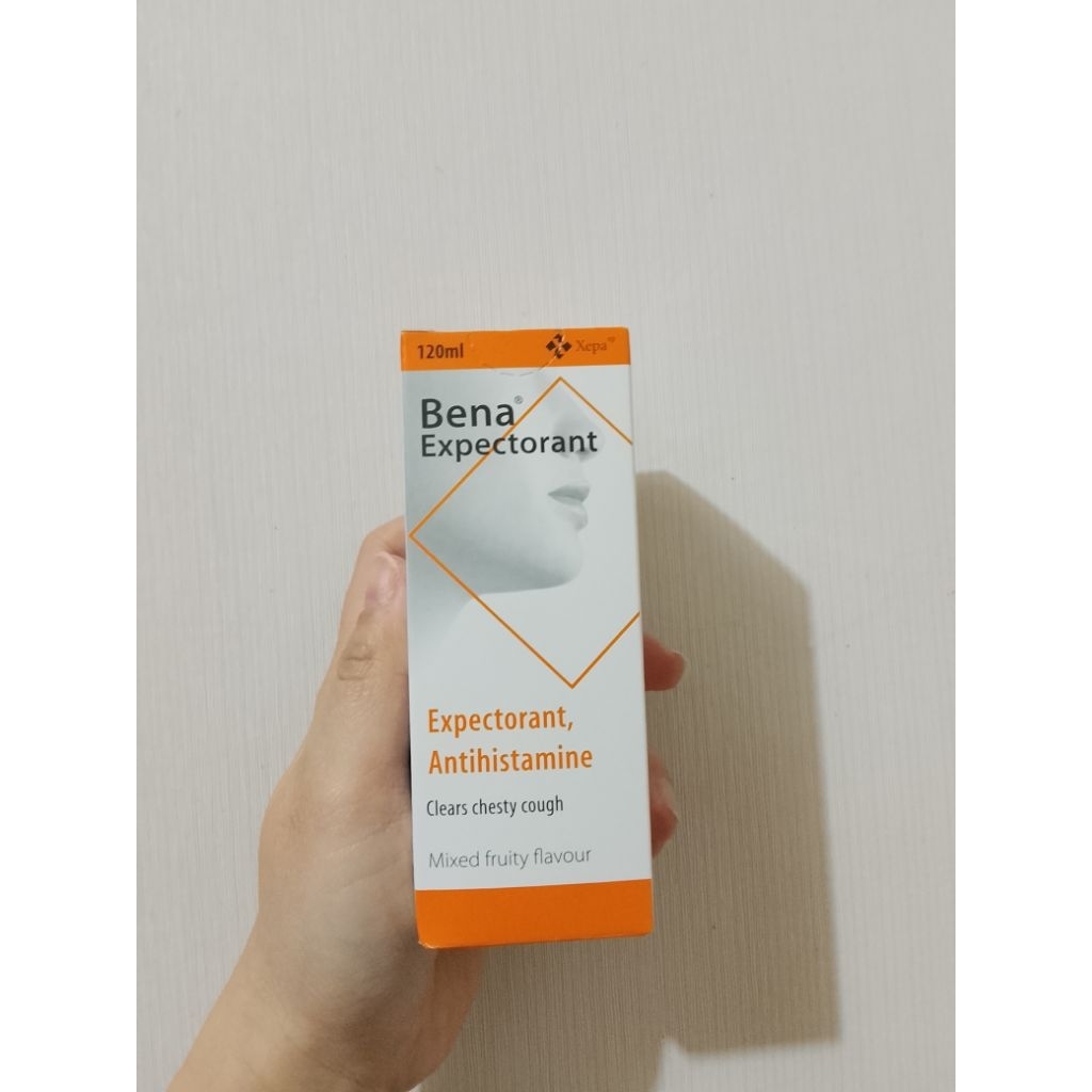 Bena Expectorant obat batuk isi 120ml original Malaysia