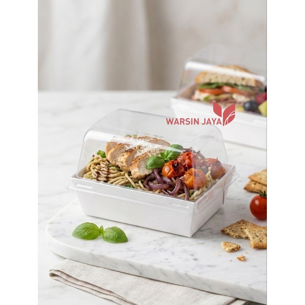 Mika Cake Meal Box Kekinian Tutup Bening Food Box Dessert