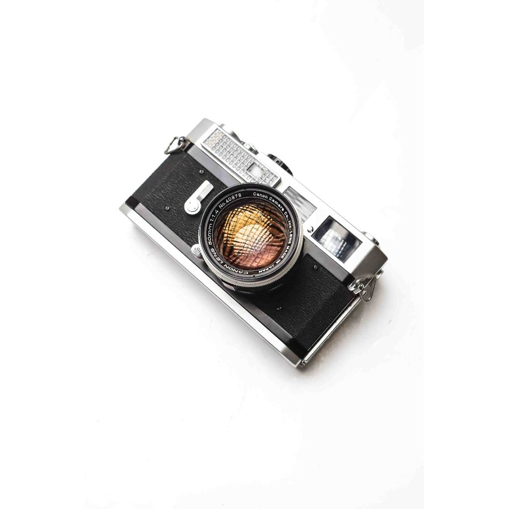 Kamera Analog Canon Model-7 kit 50mm f1.4 LTM Mulus Normal