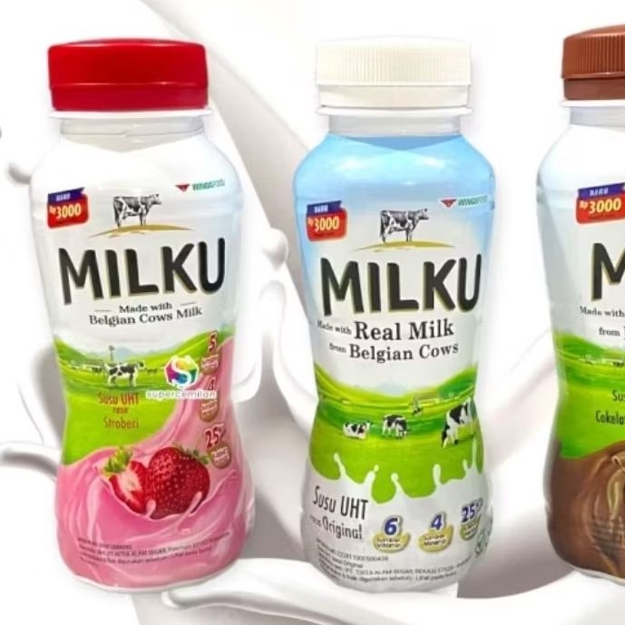 MILKU 200ml / Susu Milku 200ml / Susu Milku Eceran