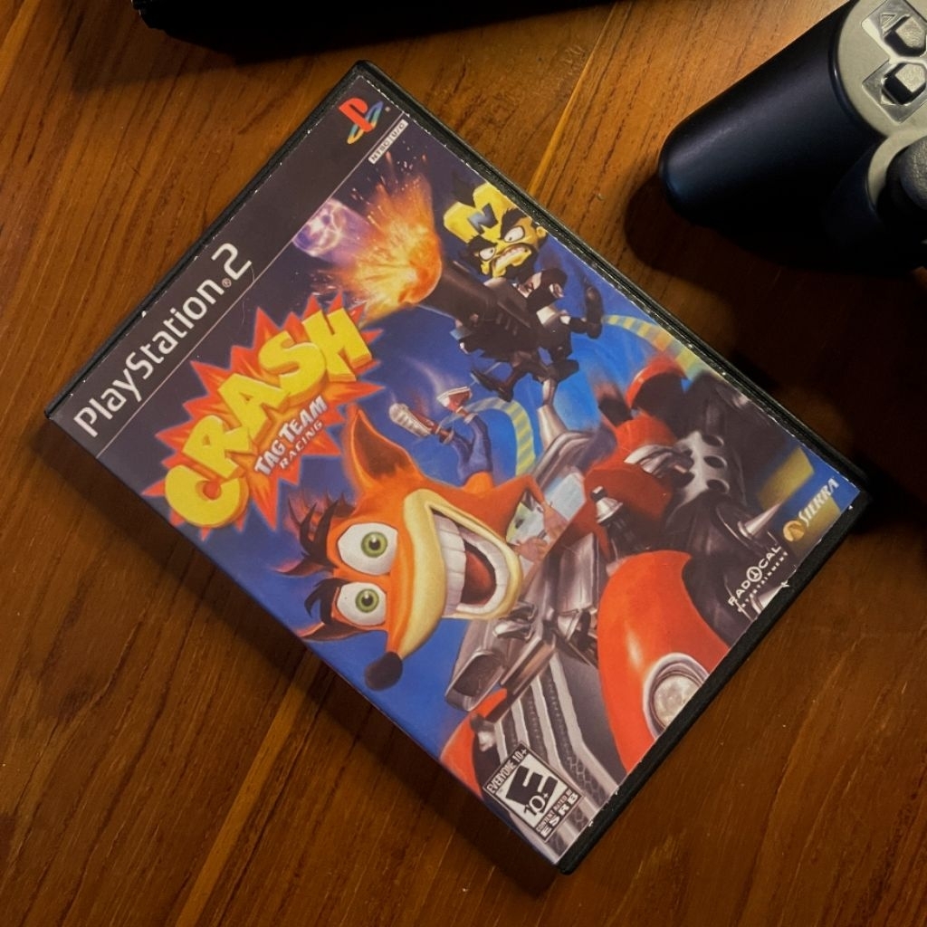 DVD GAME PS2 PLAYSTATION 2 CRASH TAG TEAM RACING / KASET PS2