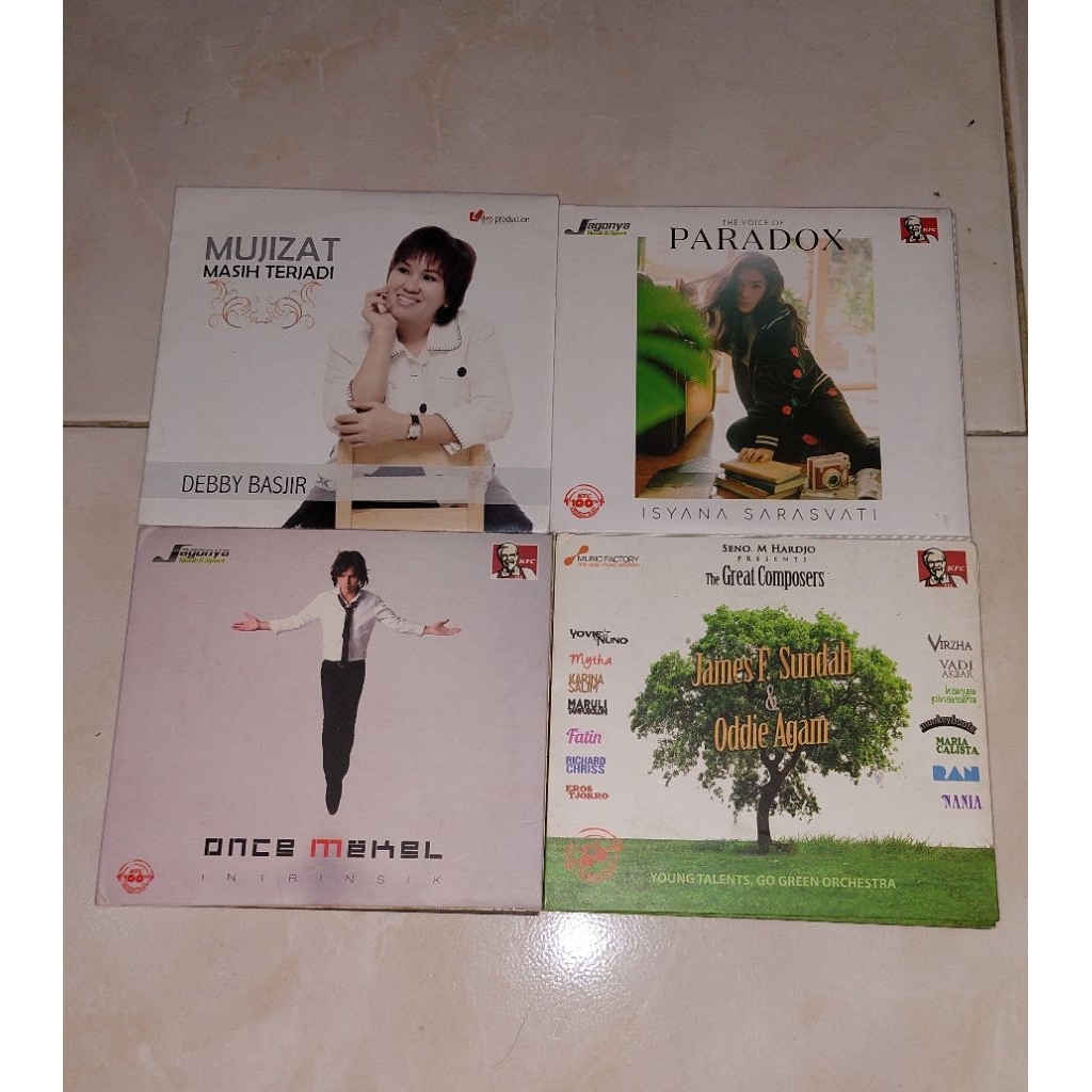 cd Indonesia DEBBY BASJIR-Mujizat Masih Terjadi / ISYANA SARASVATI-The Voice Of Paradox (2) / ONCE M