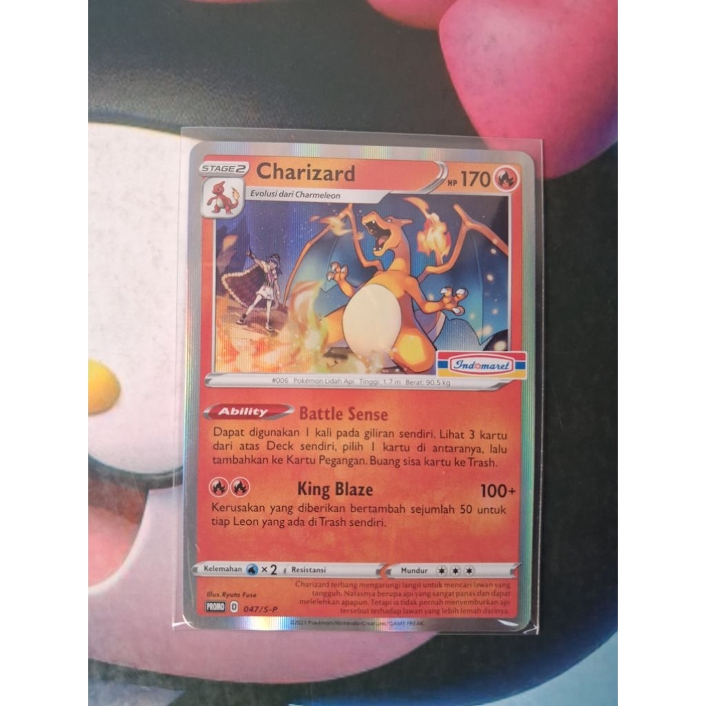 TCG Card Pokemon Charizard (Indomaret)