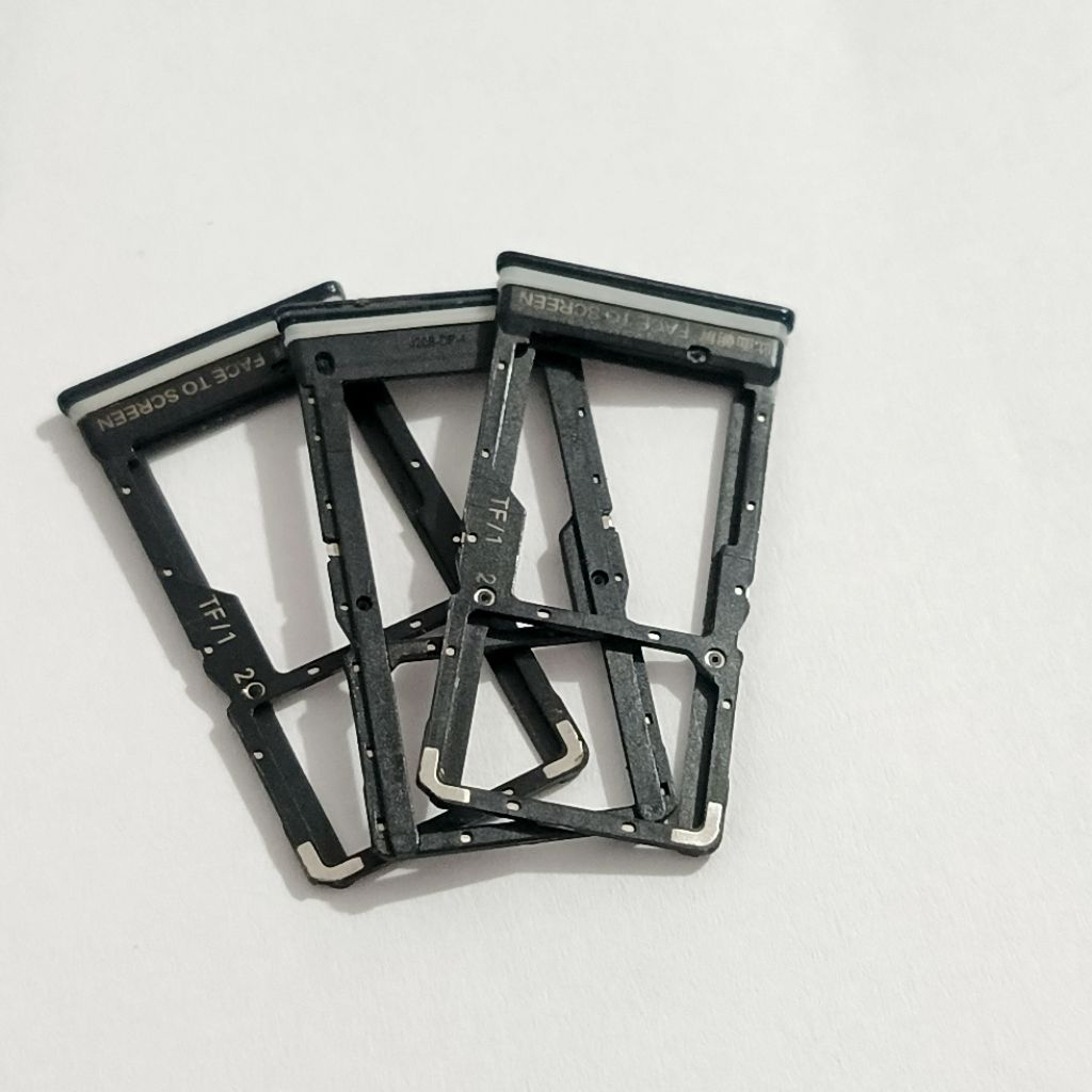 Simtray / Tempat Kartu Foco X3 Pro / X3 NFC Warna Biru Original Copotan/Ori Bawaan Hp