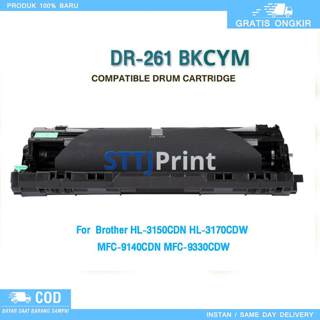 Drum Unit DR-261 Compatible Printer Brother MFC-9330CDW, DCP-9020CDN, HL-3140CW, HL-3150CDN, HL-3170