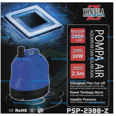 POMPA CELUP KANDILA PSP 2400 Z PSP-2400Z / SUBMERSIBLE PUMP / POMPA KOLAM