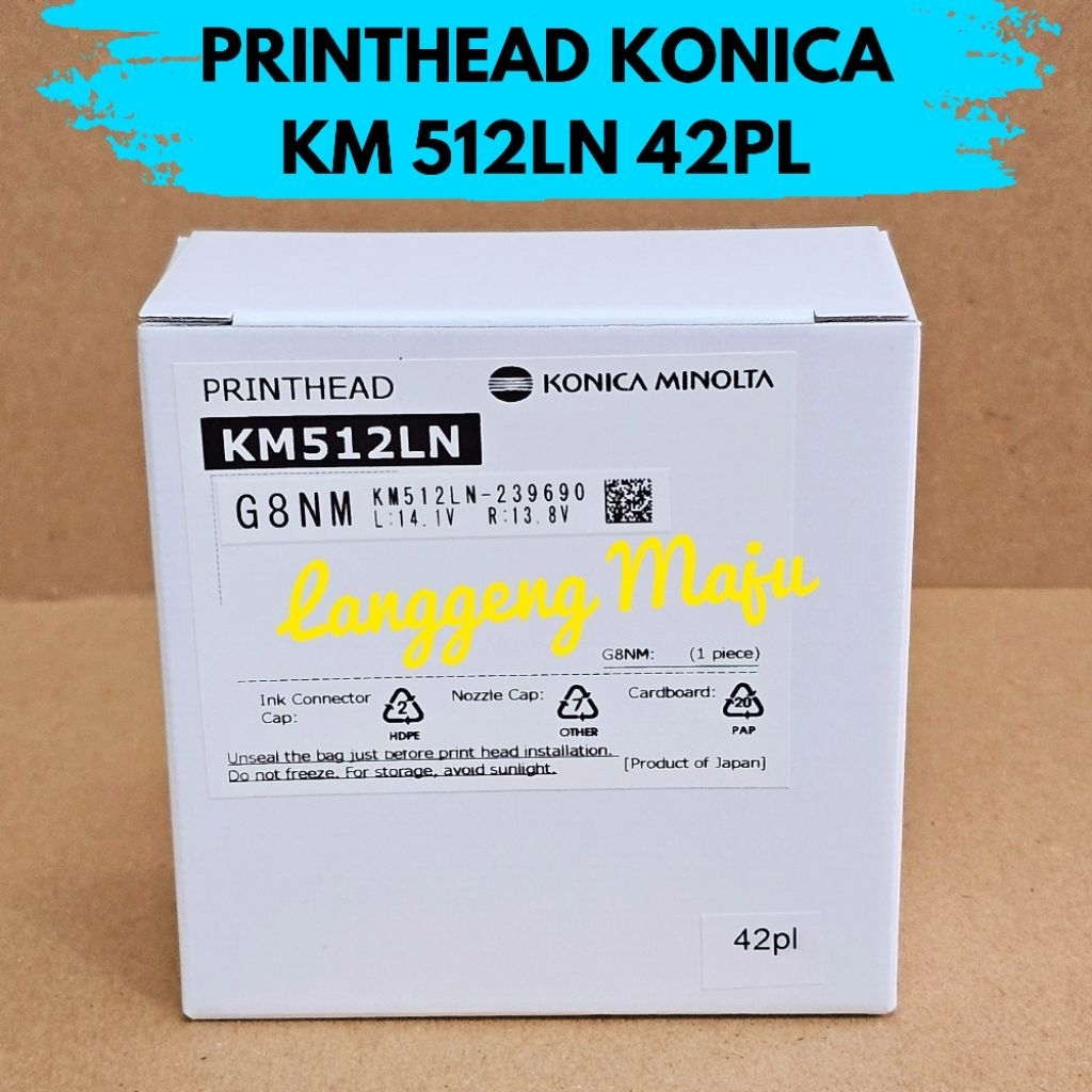 Print Head Konica KM512 42PL BARU Original Printhead Konica Minolta KM 512 42PL