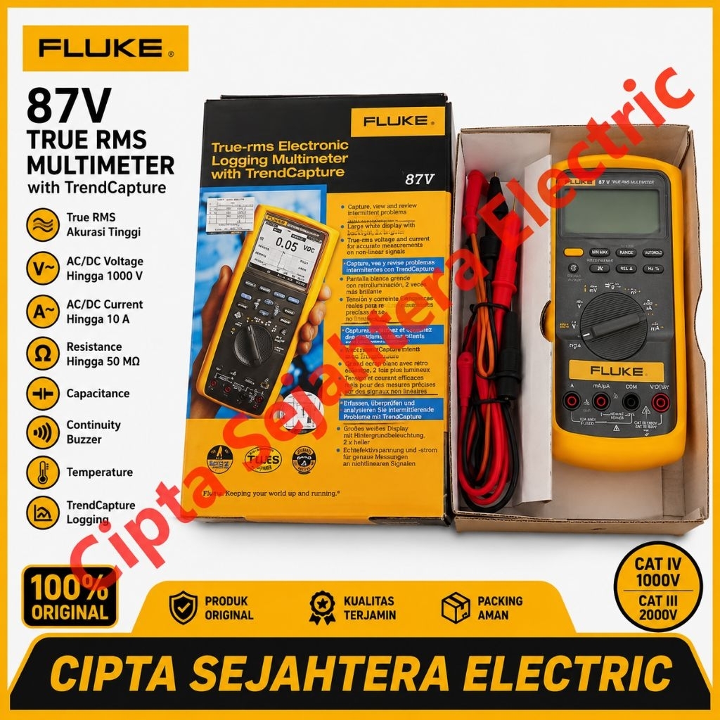 FLUKE 87V TRUE RMS MULTIMETER