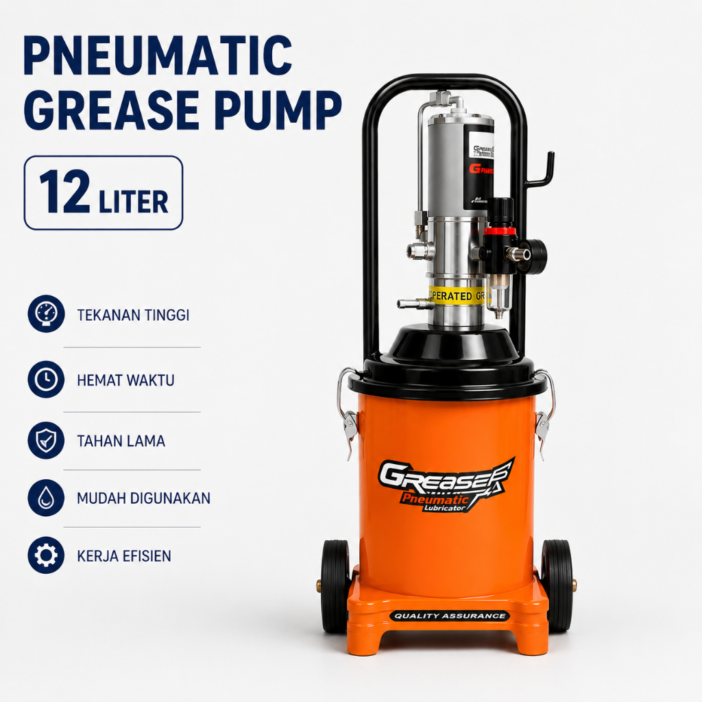 Pneumatic Grease Pump 12 Liter