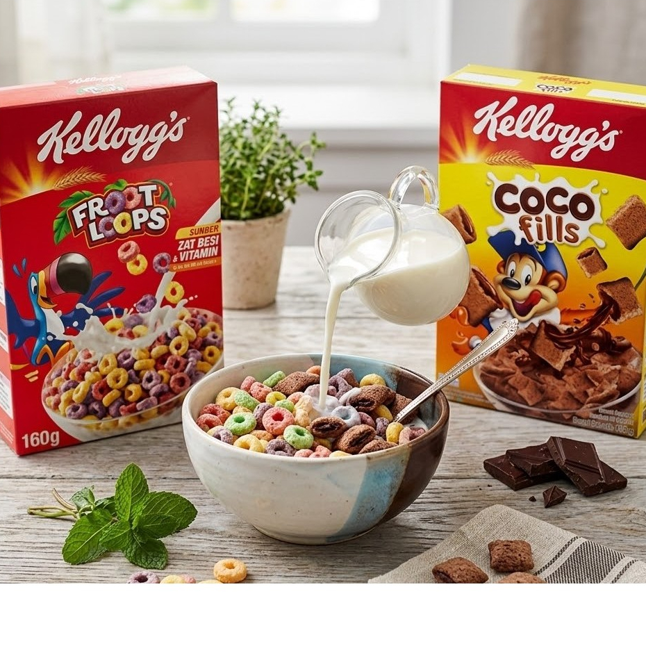 KELLOGG'S COCO FILLS 150GR / KELLOGG'S FROOT LOOPS 150GR / SEREAL KELLOGGS 150GR