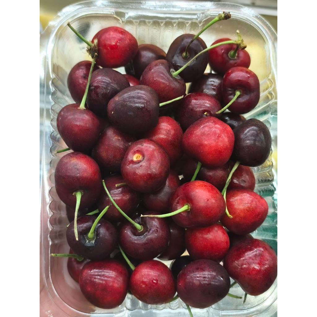 Cherry red super - buah ceri merah jamin fresh - Buah cherry red import 500 grm