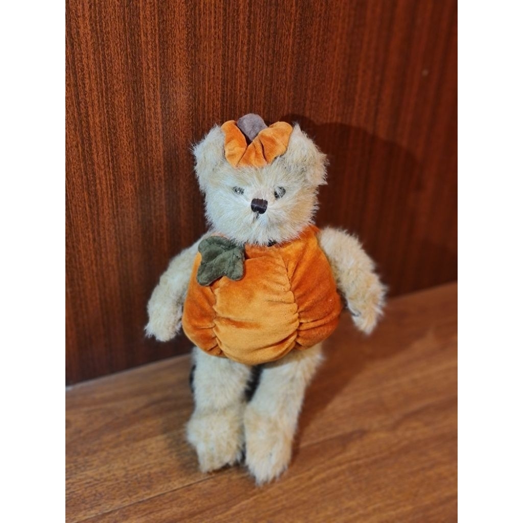 Teddy Bearington Halloween Pumpkin