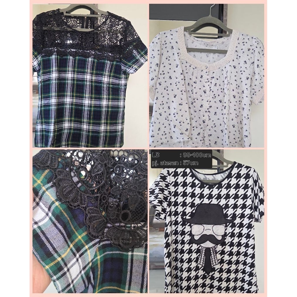 preloved atasan rajut wanita bagus / preloved atasan cantik / atasan wanita casual