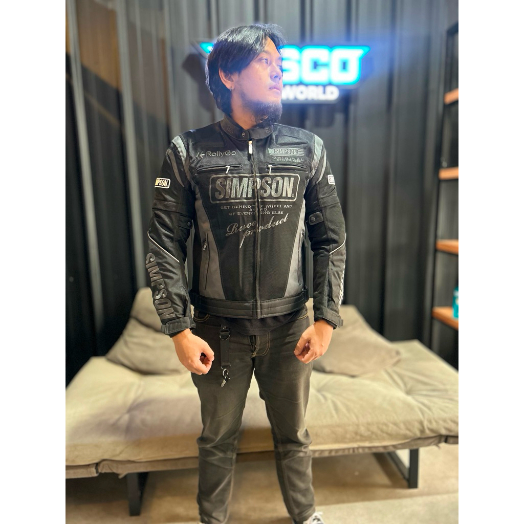 SIMPSON NSM 2202 JACKET - BLACK