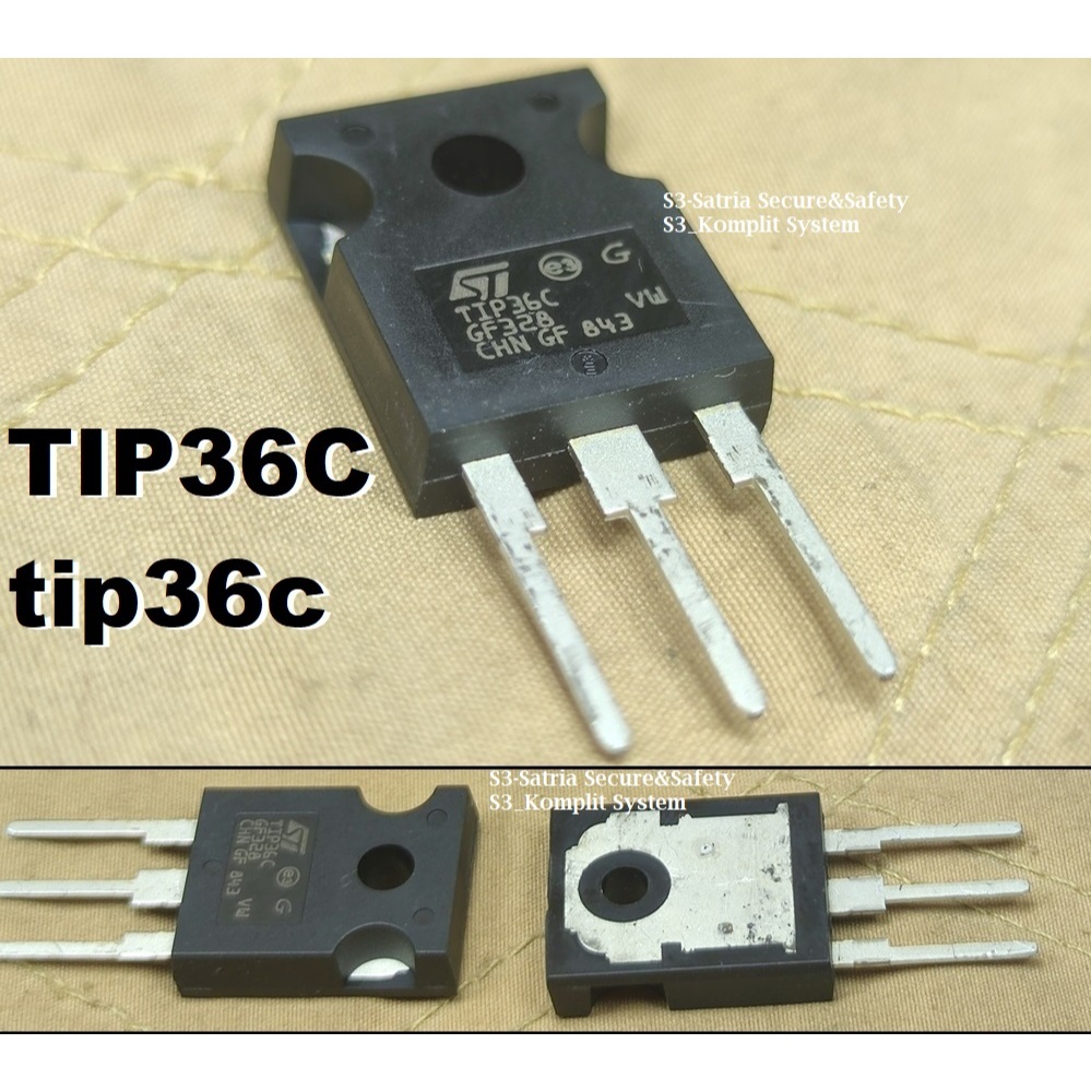 TIP36C transistor (minimal 24pcs) TIP 36C aksesoris AUDIO video amplifier DLL tip36c tip36 c