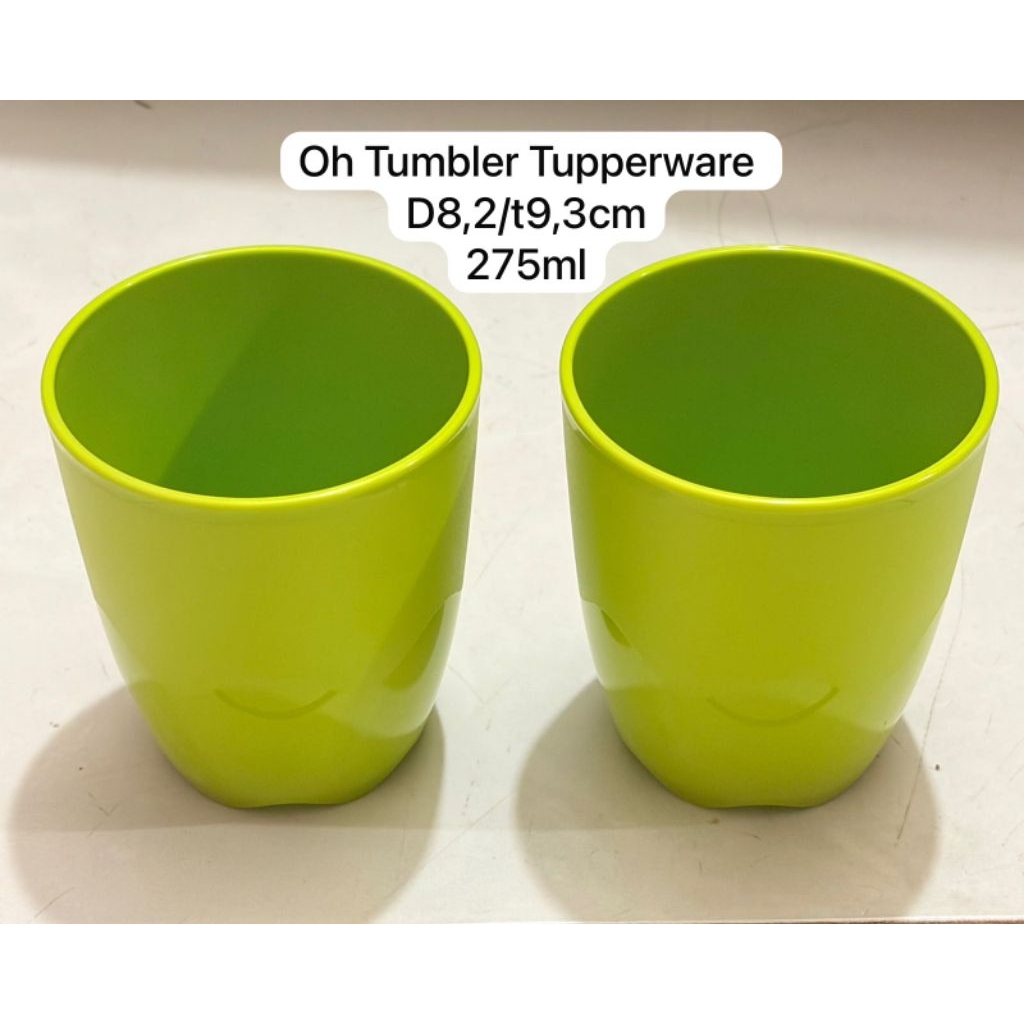 TUPPERWARE OH TUMBLER(2PCS)/CANGKIR TUPPERWARE/CANGKIR/TUPPERWARE