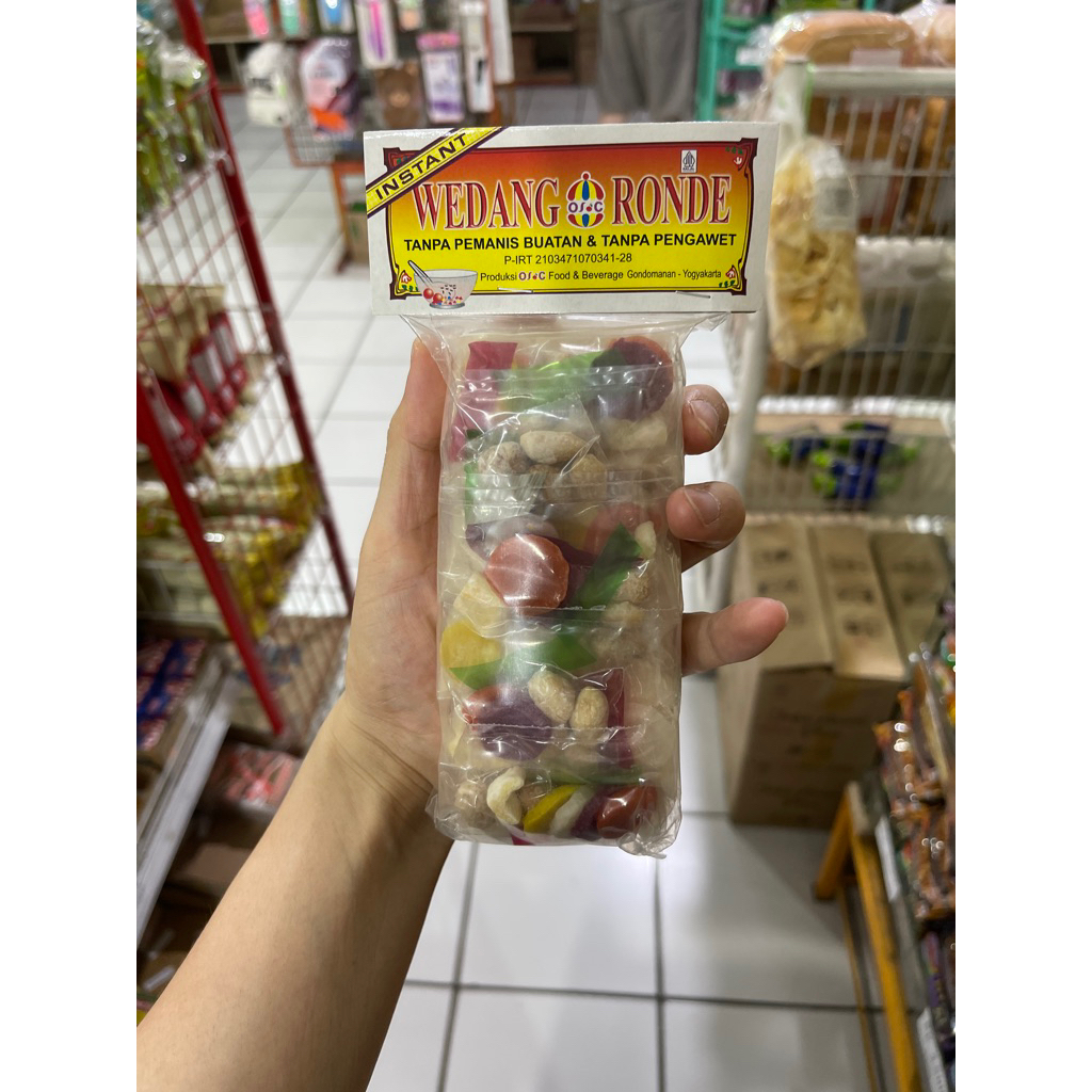 Wedang ronde instan - ronde instan