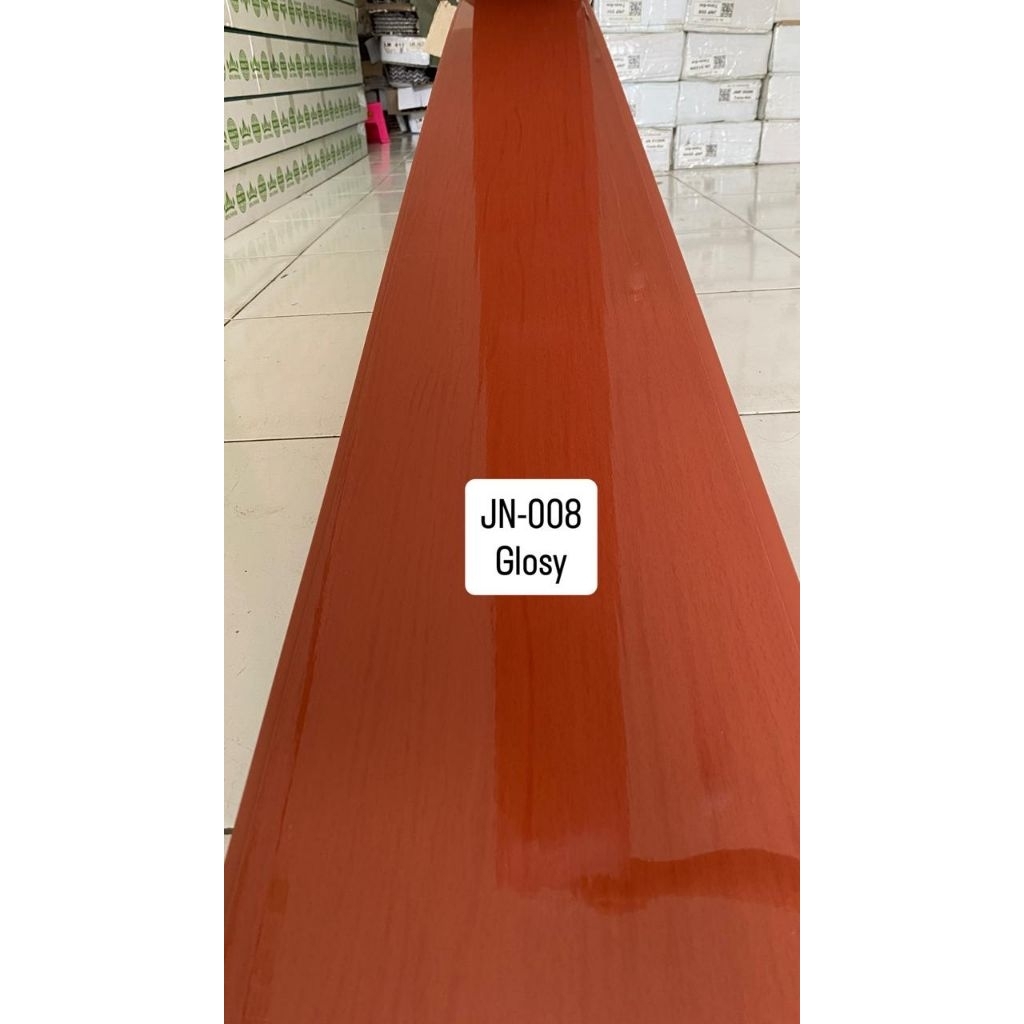 plafon PVC coklat JNP008 glossy