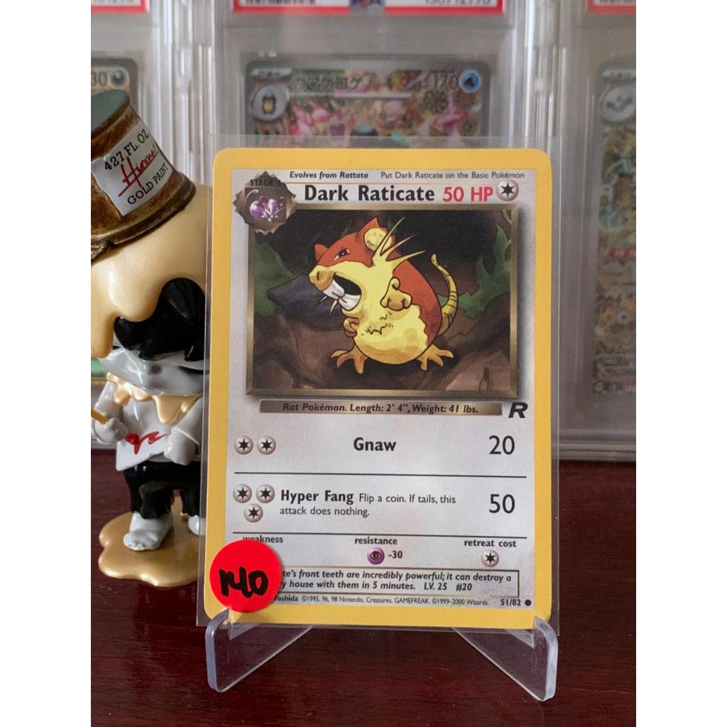 Dark Raticate Pokemon English 51/82