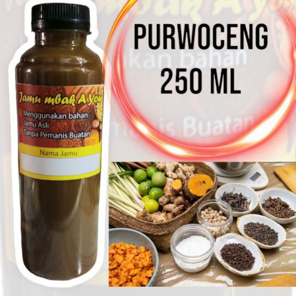 Jamu Purwoceng Pria 250 ml / Jamu Mbak A You