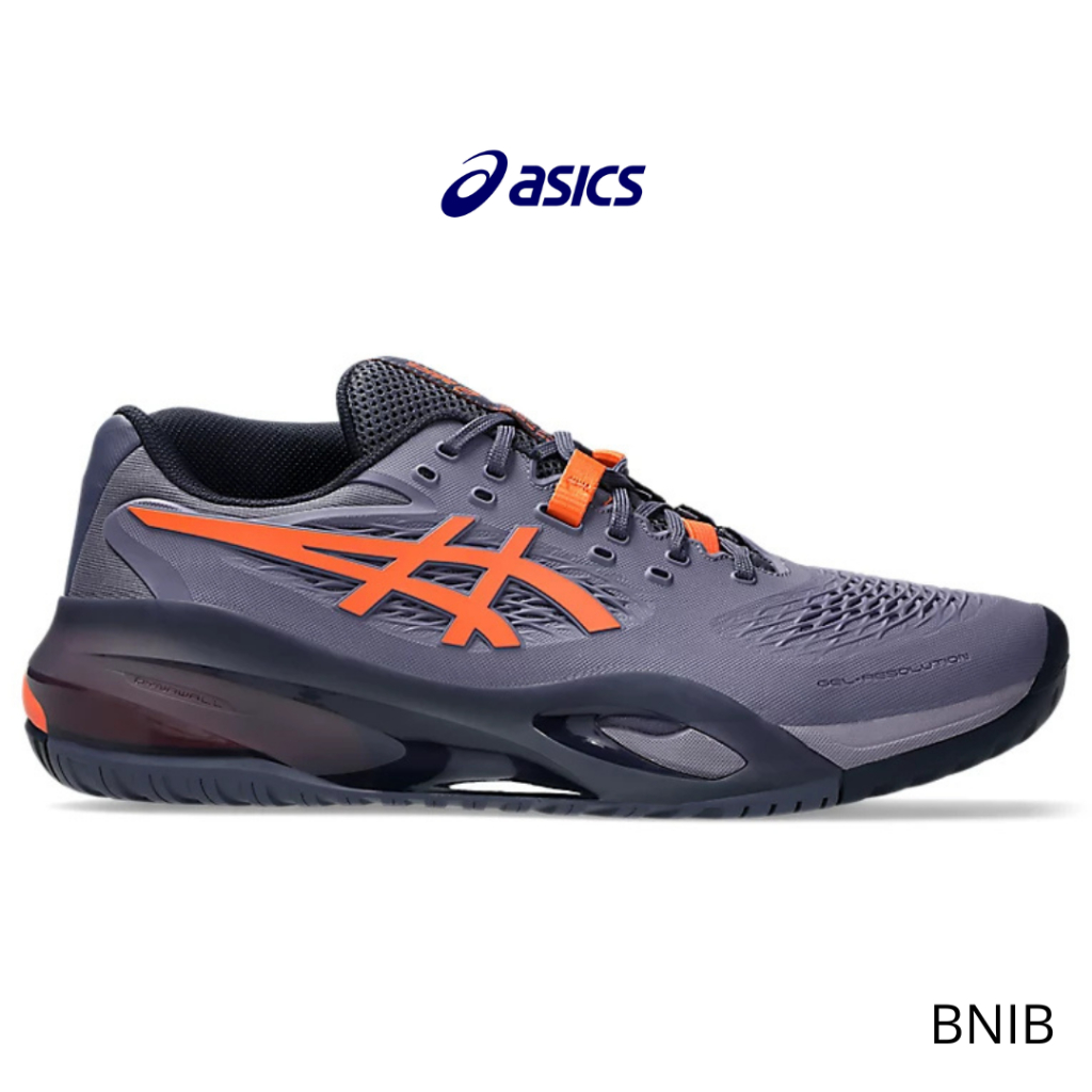 Asics Tenis Gel Resolution X Clay Greyish Purple Nova Orange