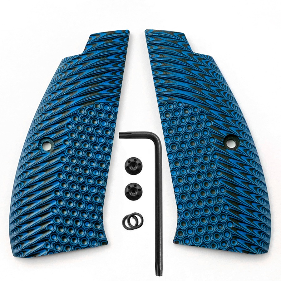 CZ75 Grips G10 Grips for CZ 75 Full Size, SP-01 Series, Shadow Target, 75B BD, Gun Grips Screws Incl