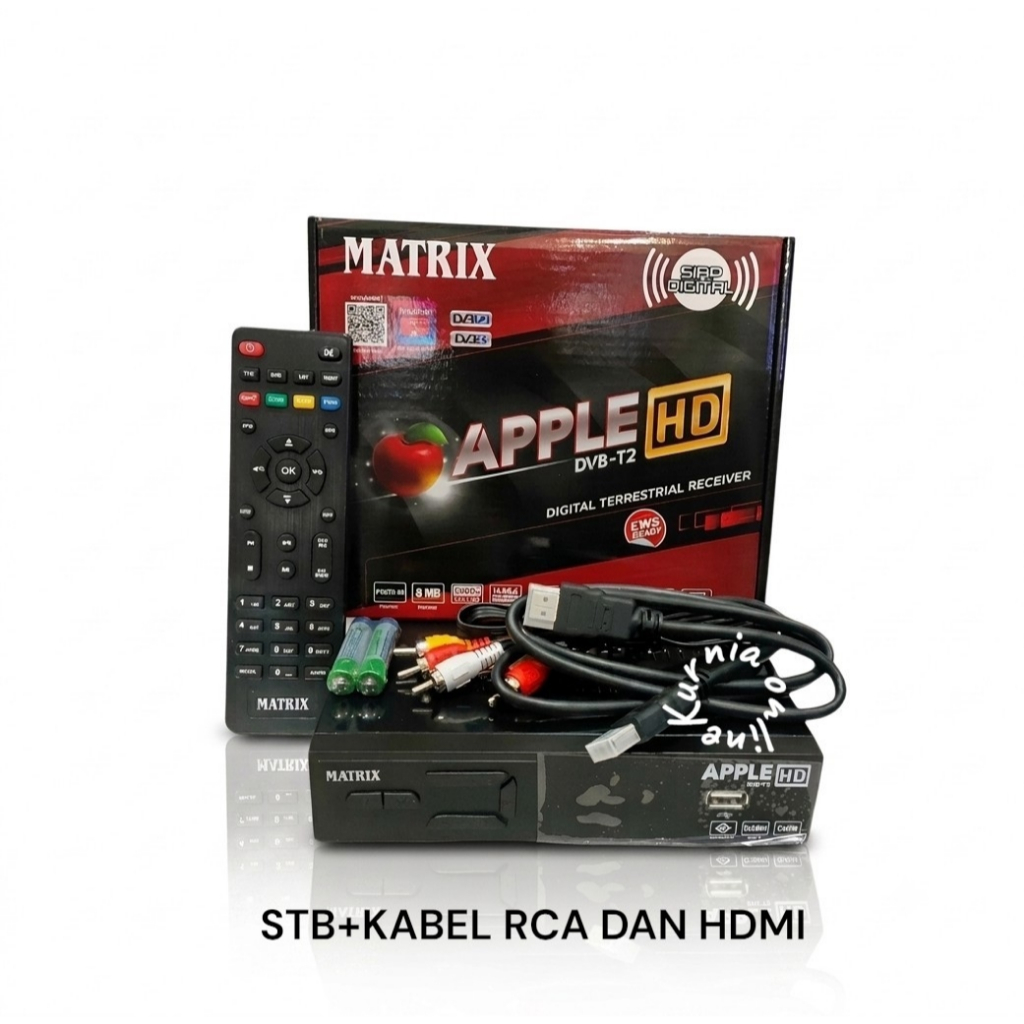 Stb matrix apple merah stb digital dvb T2